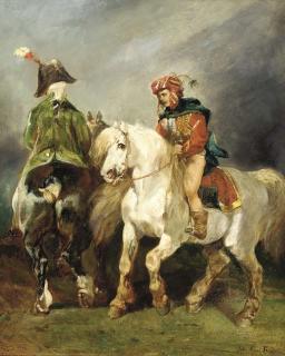 John Lewis Brown - Soldiers on horseback