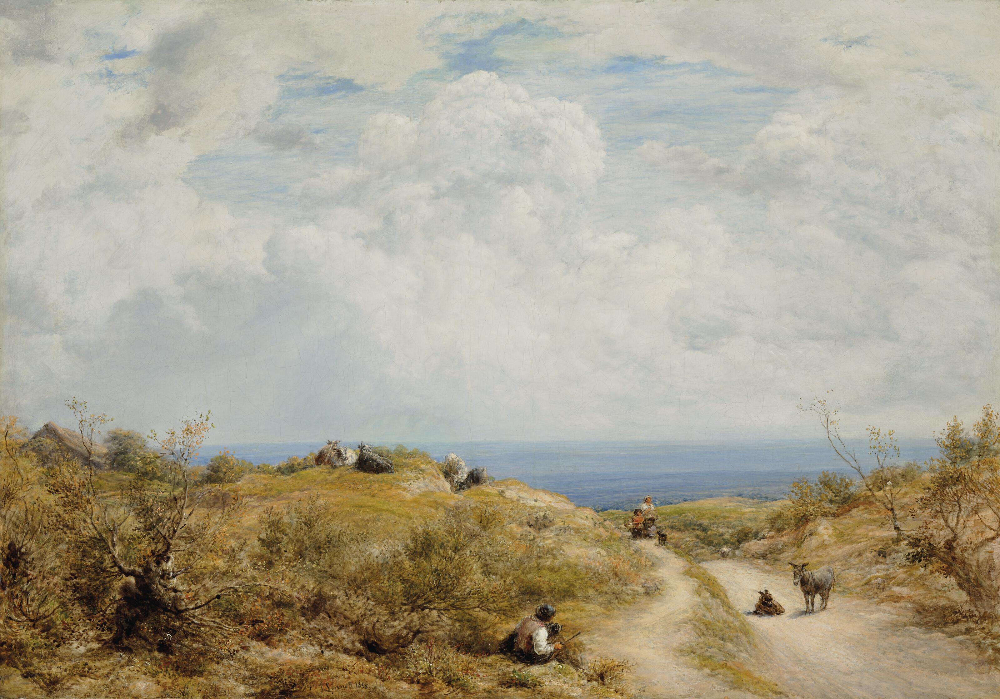 John Linnell, R.A. - The Wold of Kent