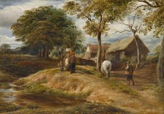 John Linnell - A View Near Hampstead