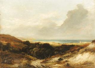 John Linnell - Coastal landscape