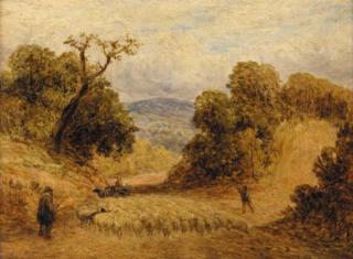 John Linnell - \'Dusty Road\', a study