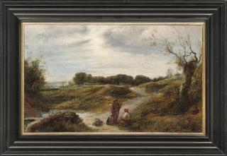 John Linnell - Road to the village Sudfield, Sussex