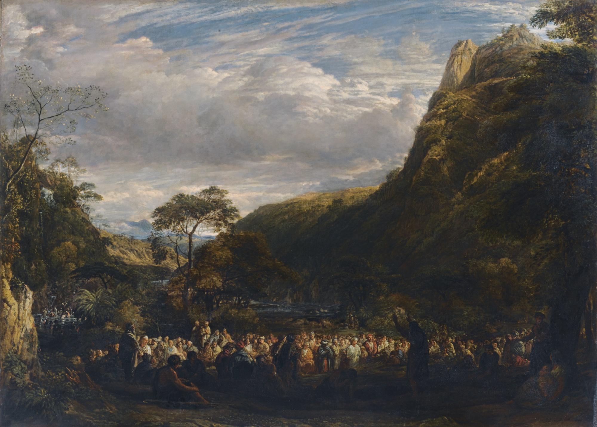 John Linnell - Saint John The Baptist Preaching In The Wilderness