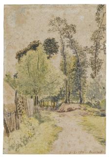 John Linnell - Study Of Trees At Bayswater, London