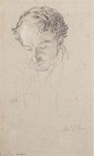 John Linnell - The Reverend Edward Bury (1790-1832), bust-length