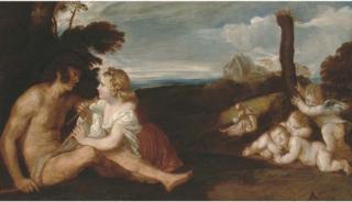 John Linnell - The Three Ages of Man, After Titian