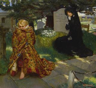 John Liston Byam Shaw A.R.W.S., R.I. - British The Lure 