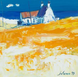 John Lowrie Morrison - \'Croft on the Machair, Isle of Iona\'