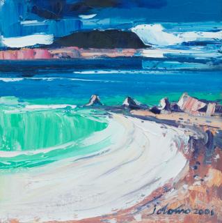 John Lowrie Morrison - \'Isle of Erraid from Iona\'