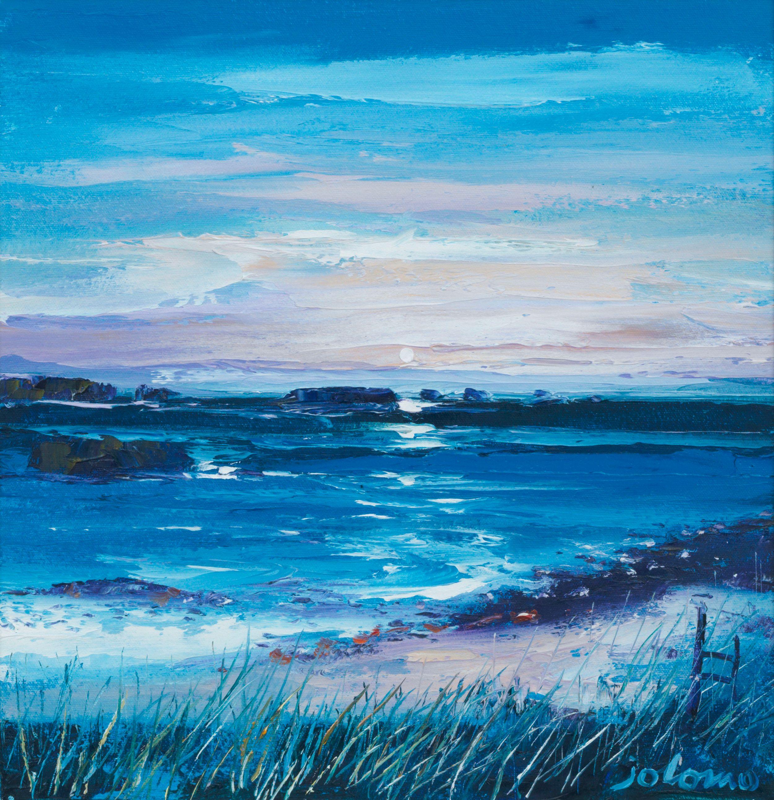John Lowrie Morrison - Moonrise, Loch An T-Sailean, Islay