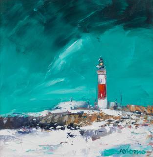John Lowrie Morrison - Snow and Spray, Buchan Ness