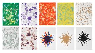 John M. Armleder - Spirale Blanche