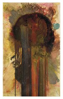 John M. Armleder - Untitled (Pour painting)