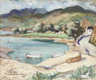 John Maclauchlan Milne, R.S.A., R.S.W. - Low Tide, Sannox Bay