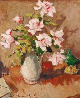John Maclauchlan Milne, R.S.A. - Pink Roses