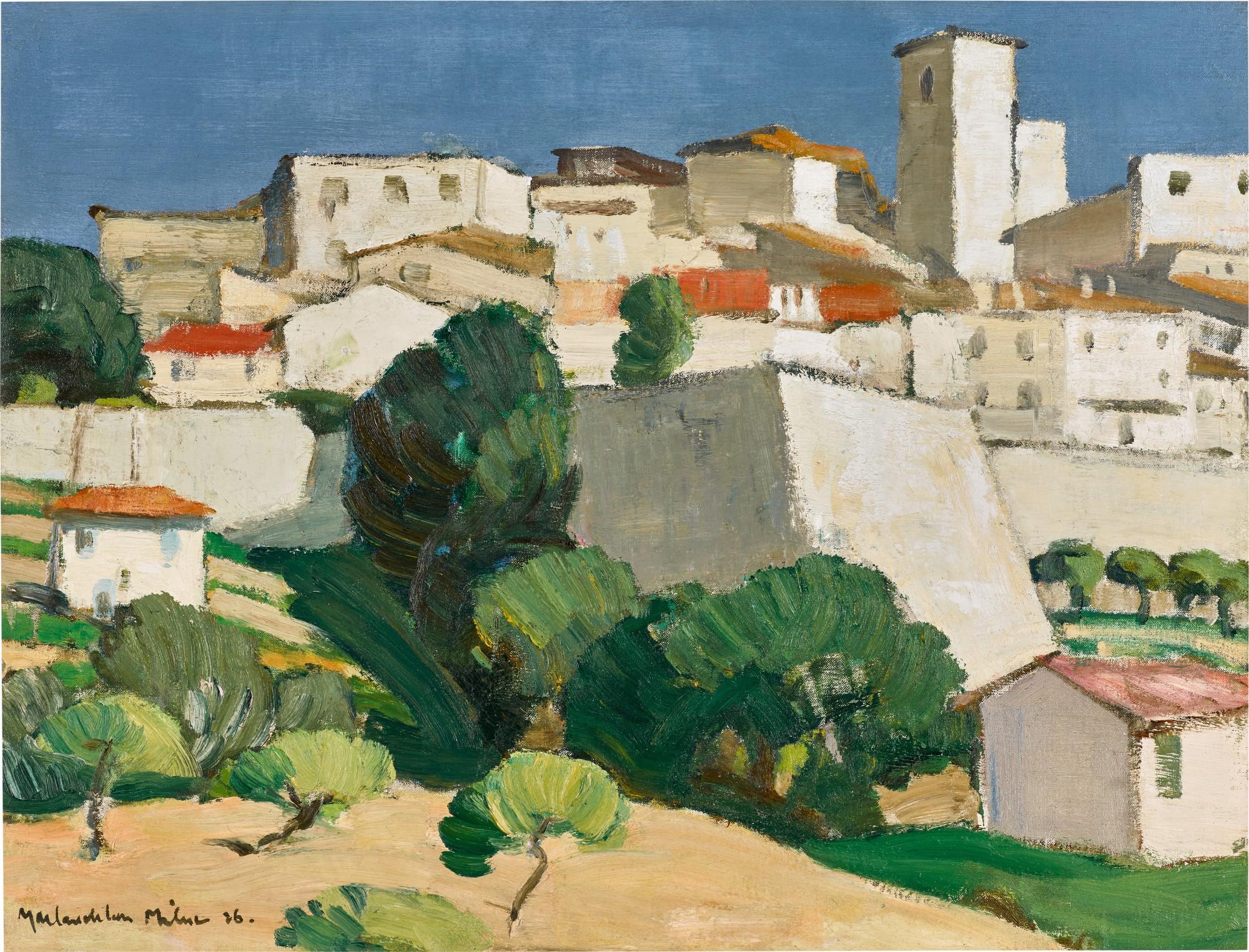 John Maclauchlan Milne, R.S.A. - St Paul de Vence
