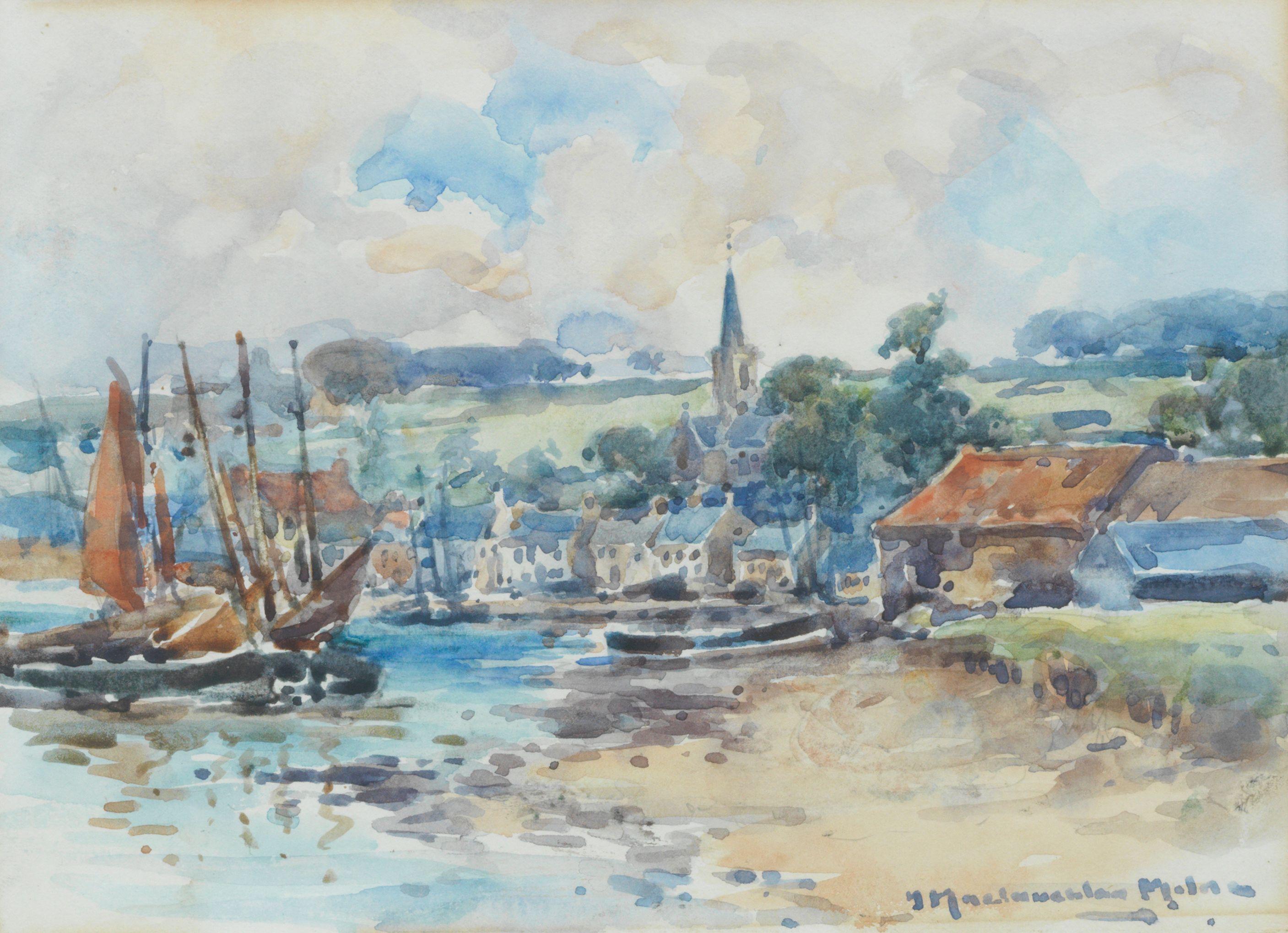 John Maclauchlan Milne RSA - Ferryden, Montrose