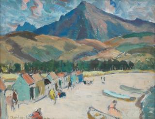 John Maclauchlan Milne RSA - On the beach