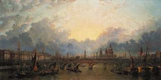 John Macvicar Anderson - View of Waterloo Bridge