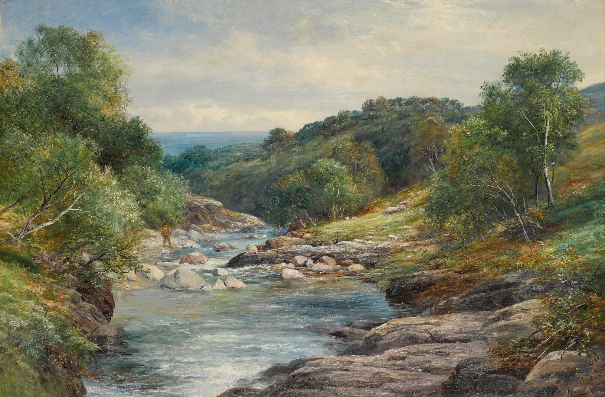 John Macwhirter R.A., H.R.S.A., R.I., R.E. - Glen Sannox, Isle Of Arran