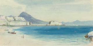 John Macwhirter, R.A., R.I. - The Bay of Naples