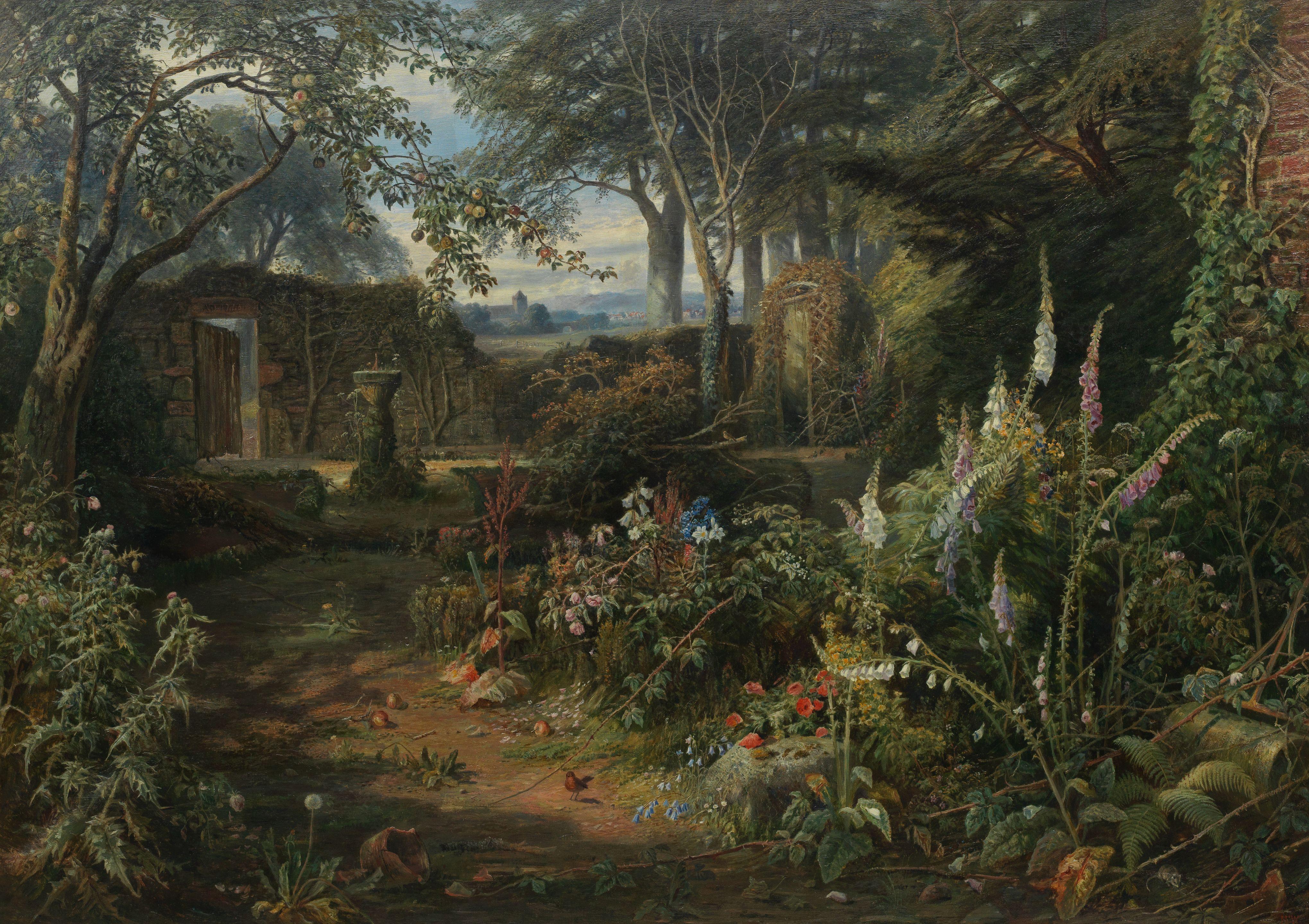 John Macwhirter, RA HRSA RI RE - The Exile\'s Garden