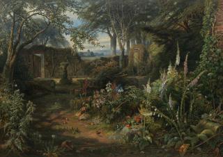 John Macwhirter, RA HRSA RI RE - The Exile\'s Garden