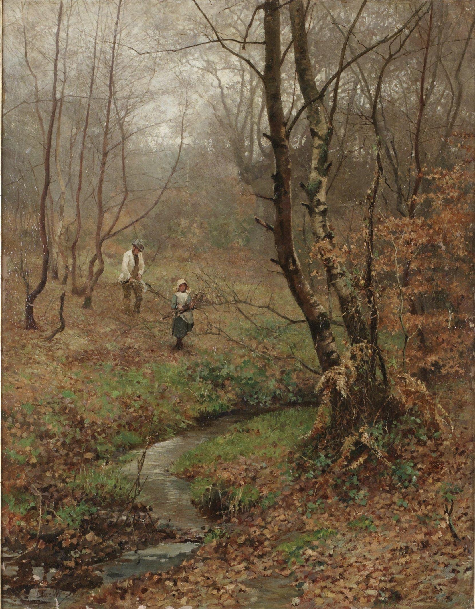 John MacWhirter - Figurer i höstlandskap