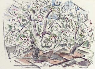 John Marin - Apple Orchard in Bloom
