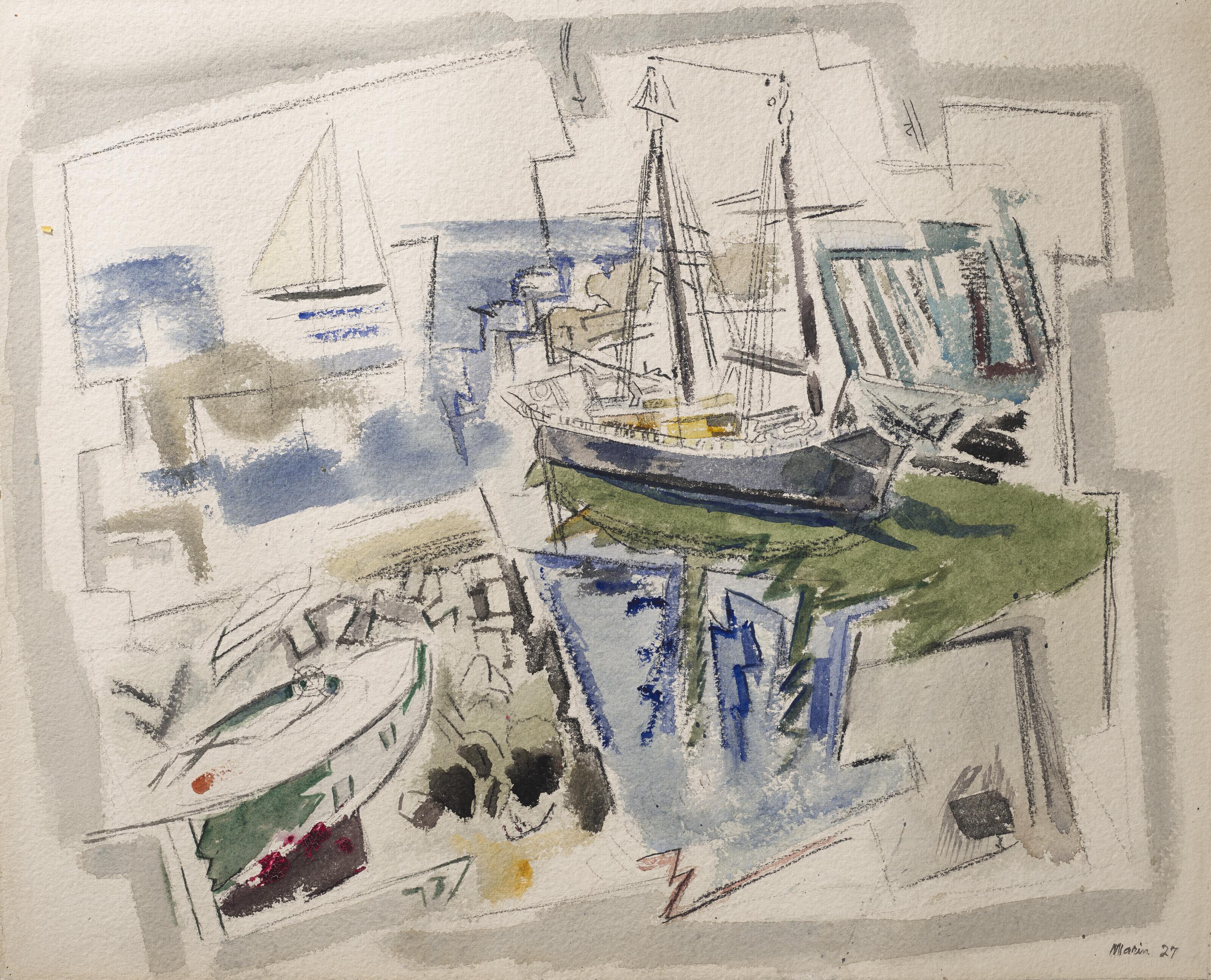 John Marin - Deer Isle, Maine (Movement No. 12, Boats)