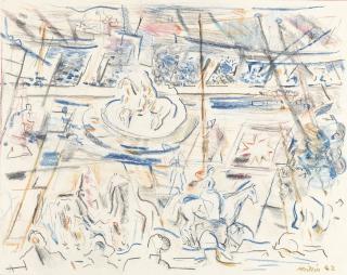 John Marin - Equestrians