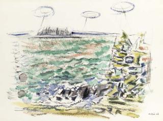 John Marin - Looking Toward Sheep Island