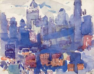 John Marin - Lower New York From the Bridge