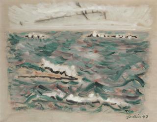 John Marin - Movement: Green, Red and Black