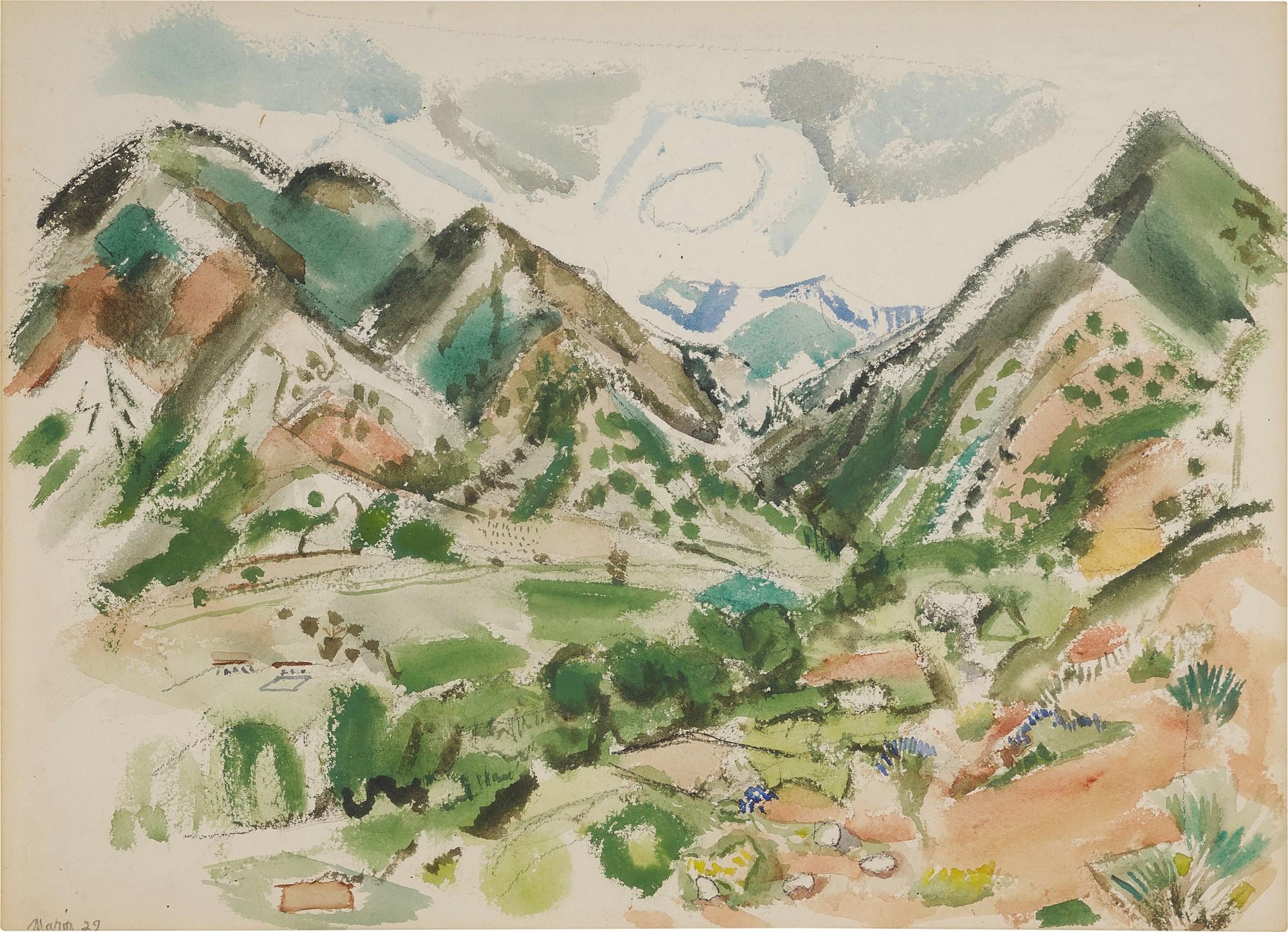 John Marin - New Mexico Landscape