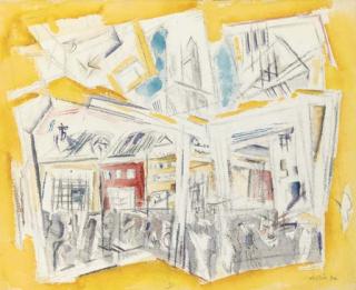 John Marin - Street Movement, New York City