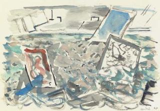 John Marin - The Sea Off Cape Split, Maine