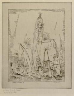 John Marin - Woolworth Building, No. 2 (Zigrosser 114)