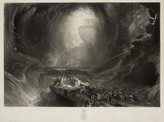 John Martin, R.A. - The Deluge; and The Eve of The Deluge