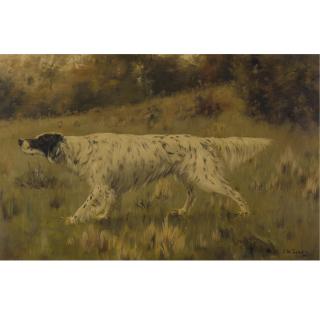 John Martin Tracy - American Bird Dog On Point
