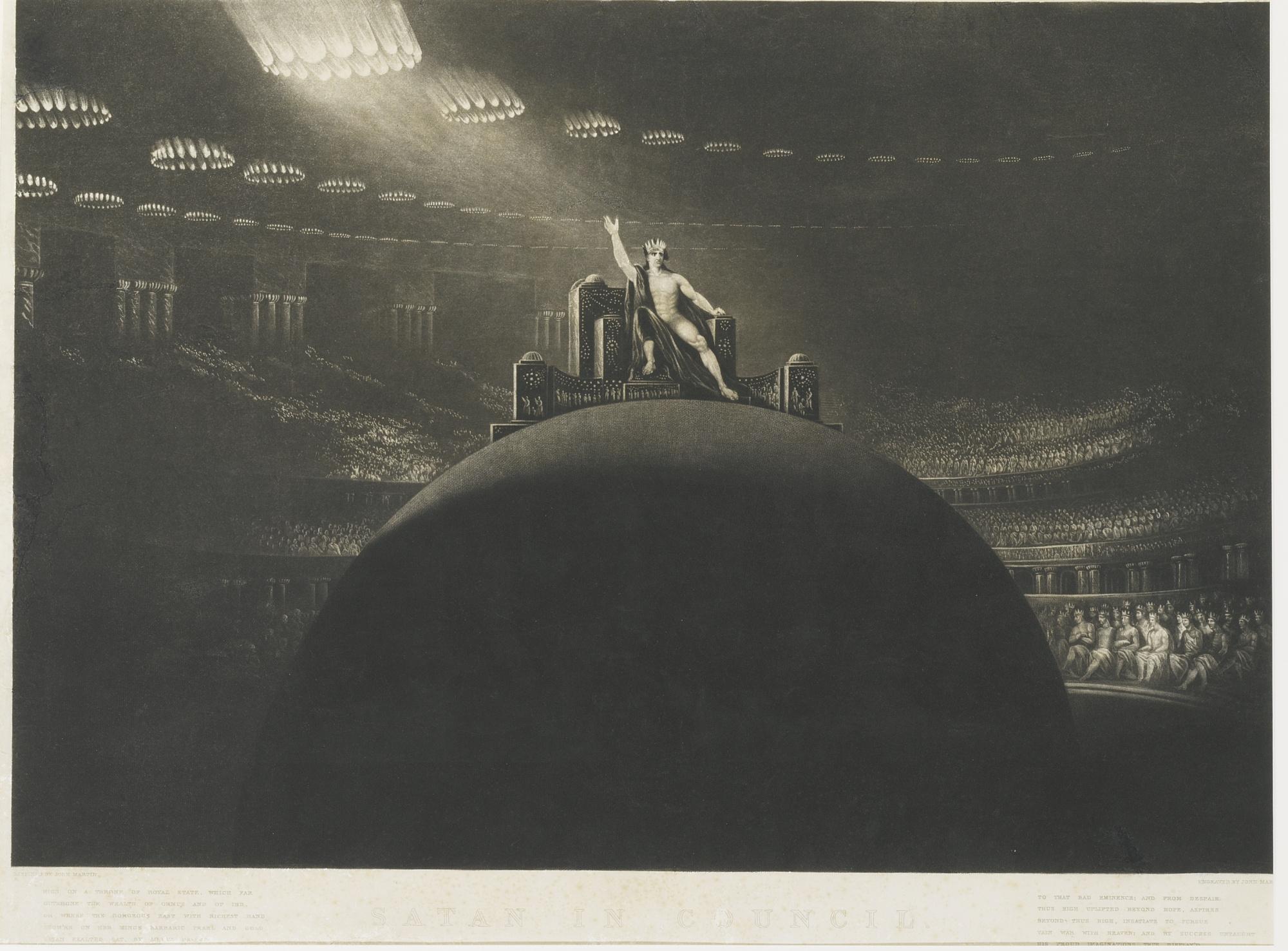 John Martin - Satan In Council (Campbell-Wees 87)