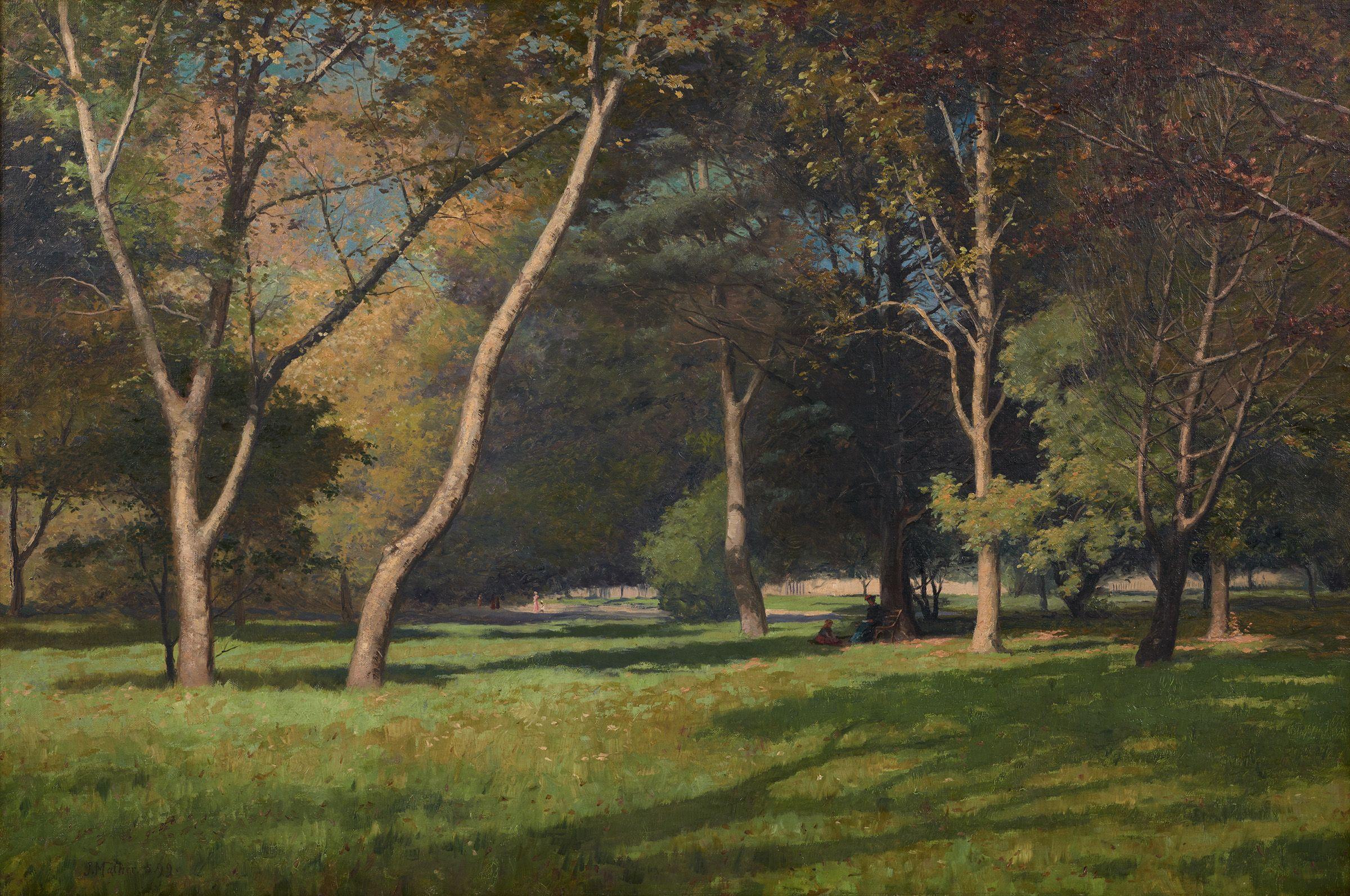 John Mather - Treasury Gardens, 1899
