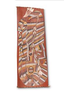 John Mawurndjul - Njaljod (Rainbow Serpent) at Godanyal, 1988