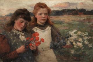 John Mcghie - Picking wild flowers