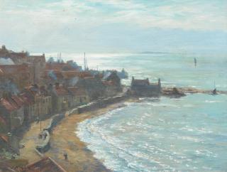 John McGhie - The Harbour at Pittenween