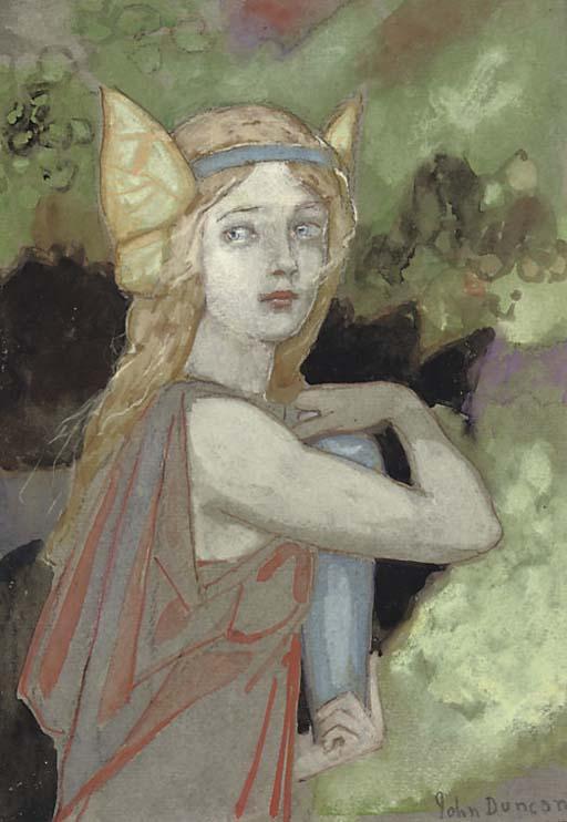 John Mckirdy Duncan, R.S.A. - Psyche In Hades