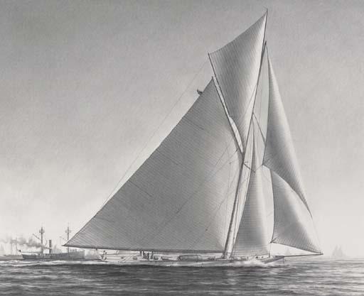 John Mecray - Reliance off Sandy Hook lightship