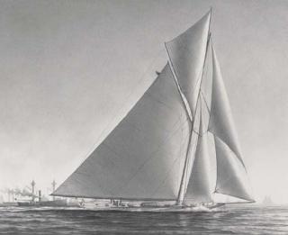 John Mecray - Reliance off Sandy Hook lightship