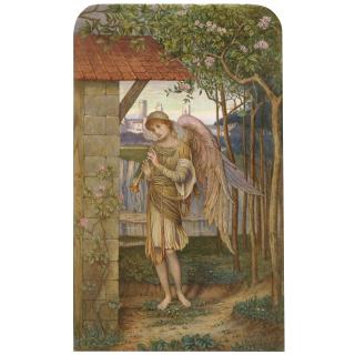 John Melhuish Strudwick - An Angel, From A Golden Thread