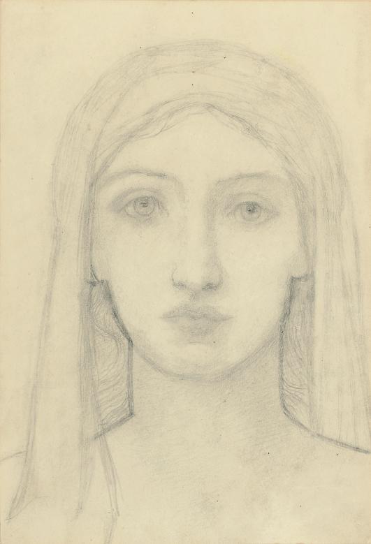 John Melhuish Strudwick - The green dress